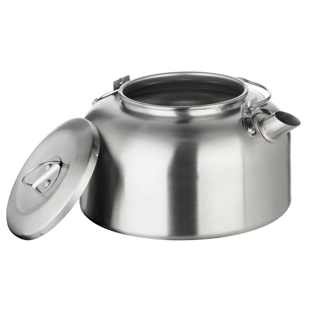 1 L Stainless Steel Kettle 500 for camping, bivouacking and hiking.