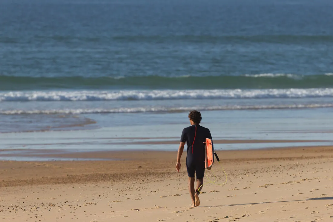 100 men's 1.5mm neoprene Shorty Surfing wetsuit - navy blue