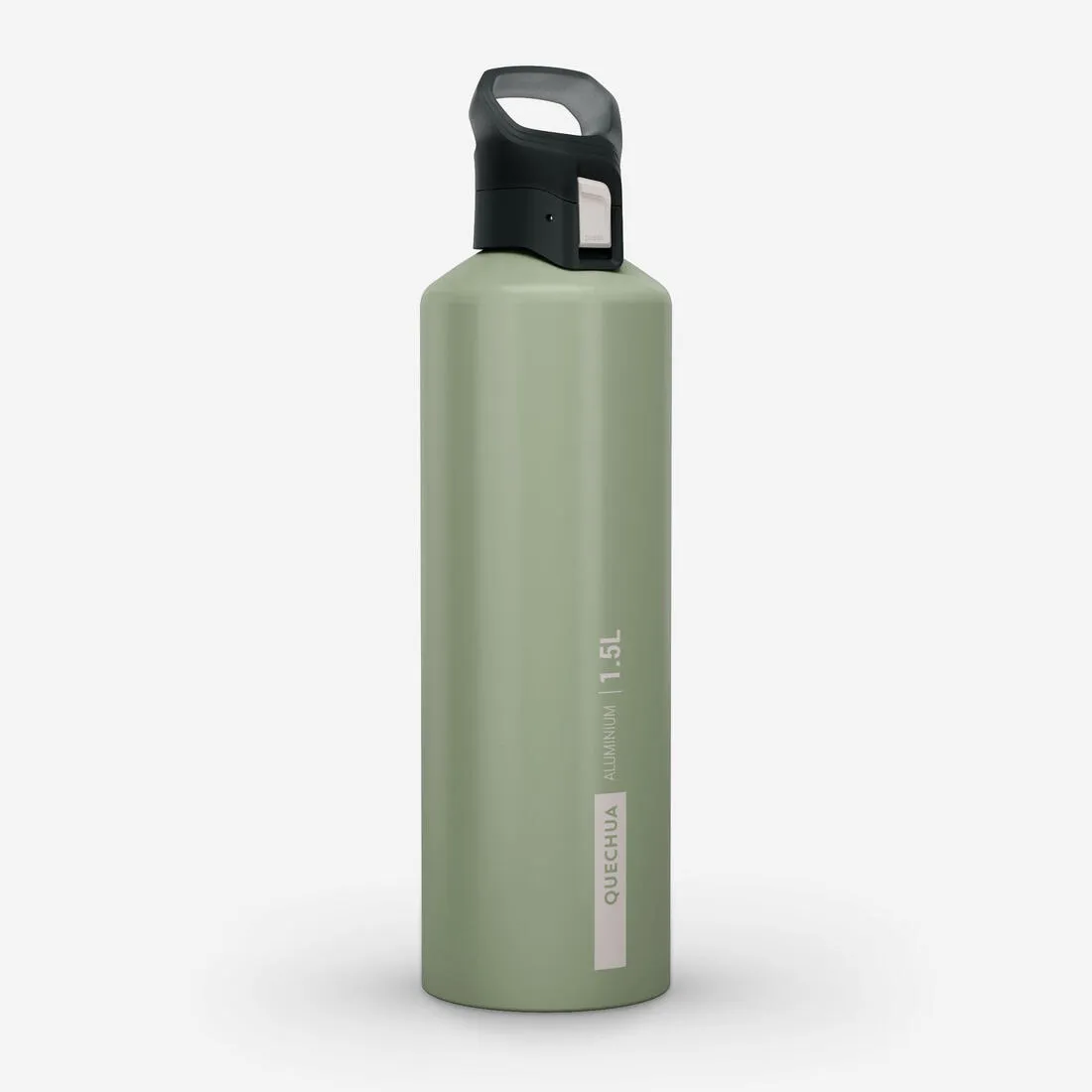 1.5L aluminium flask with quick-open cap for hiking