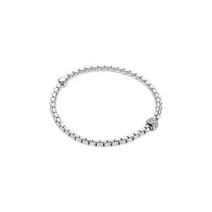 18k Fope EKA Flexible bracelet 18K with diamonds on rondel