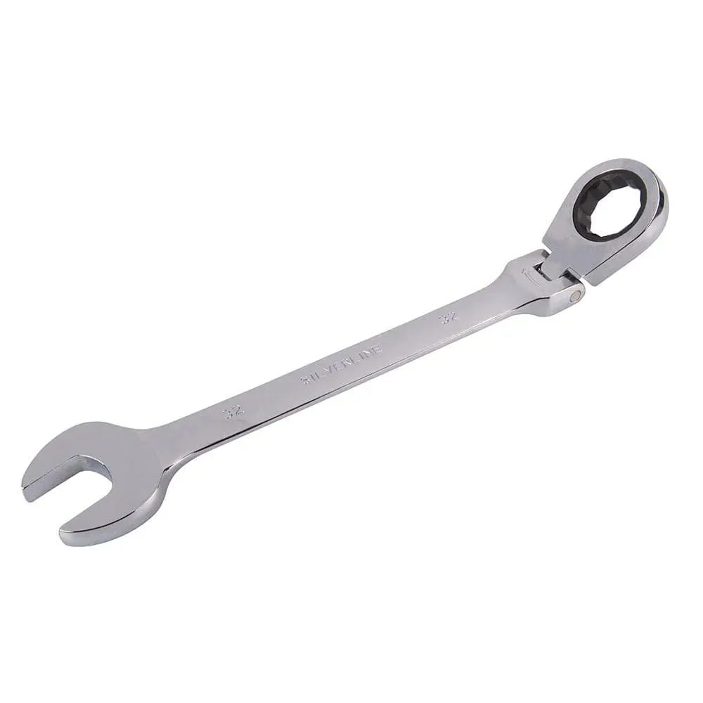 32MM FLEXIBLE HEAD RATCHET SPANNER 583265 - LIFETIME WARRANTY