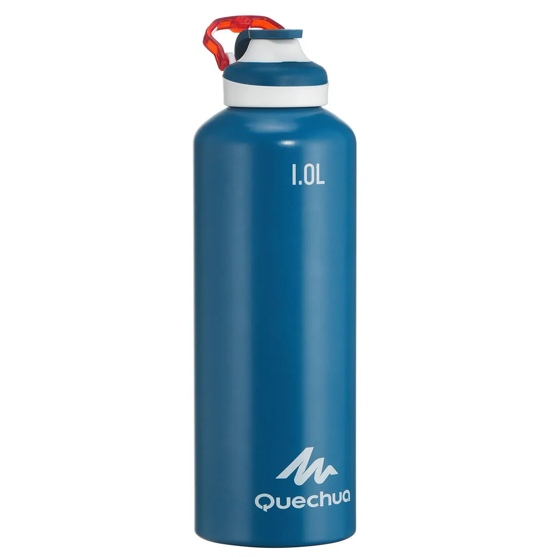 500 Quick-Opening Aluminium 1.L Hiking Flask - Red