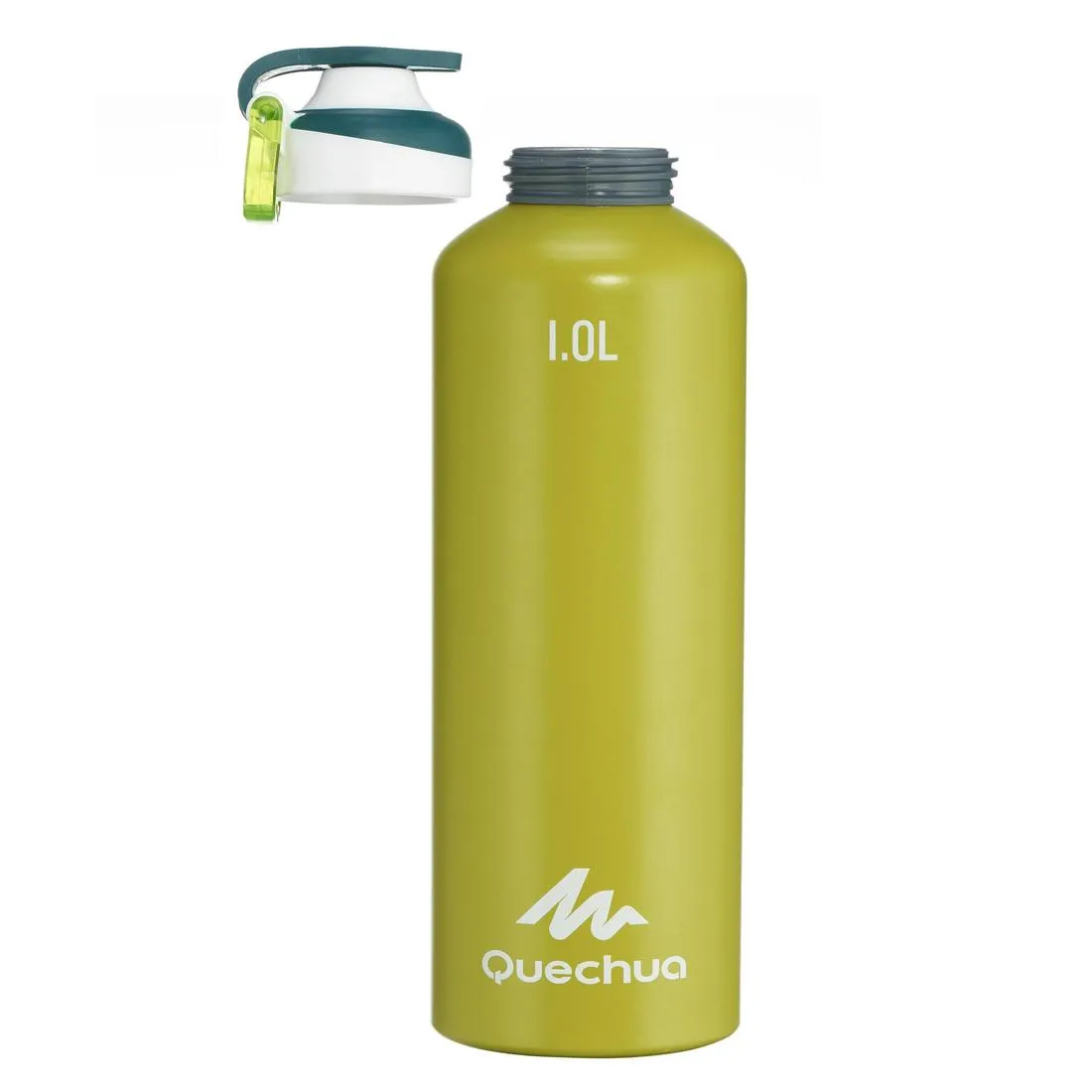 500 Quick-Opening Aluminium 1.L Hiking Flask - Red