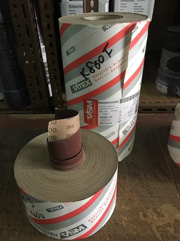 50MMX50M P600 KK511F - Sanding Abrasive Flexible Rolls