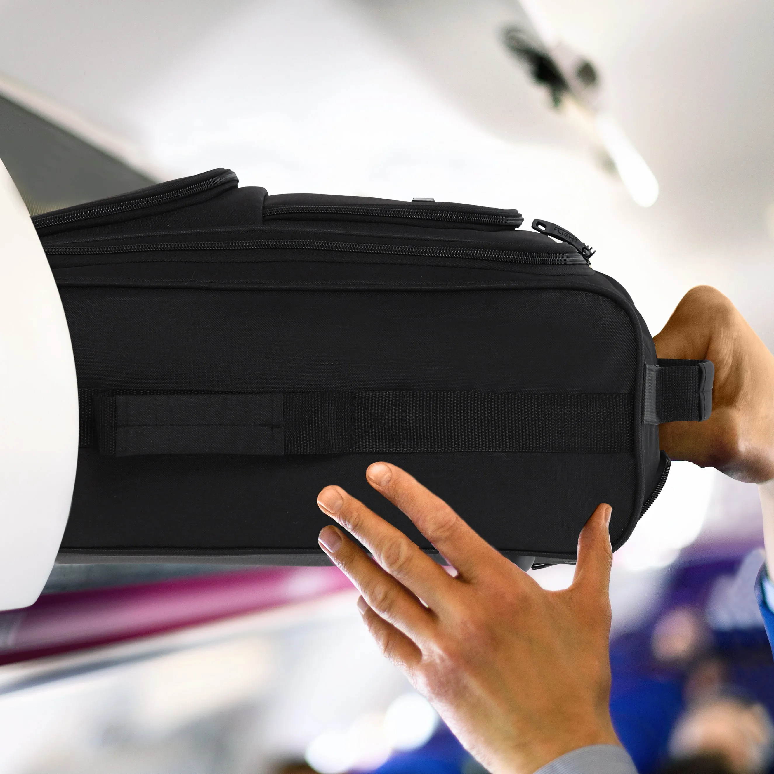 55x35x20cm 2 Wheel Soft Shell Suitcase