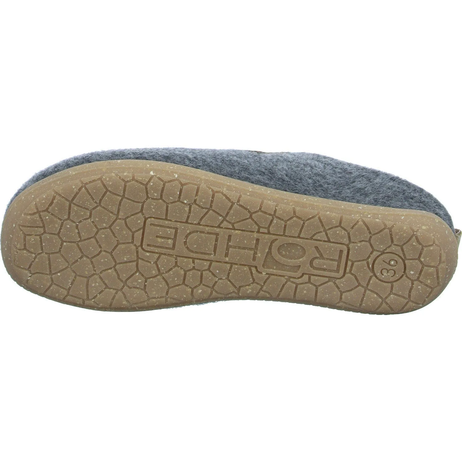 '6860-87' women's home slipper - grey
