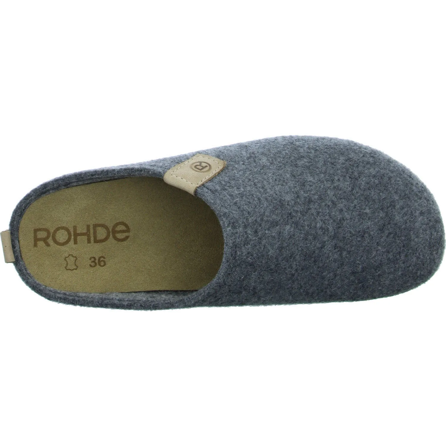 '6860-87' women's home slipper - grey