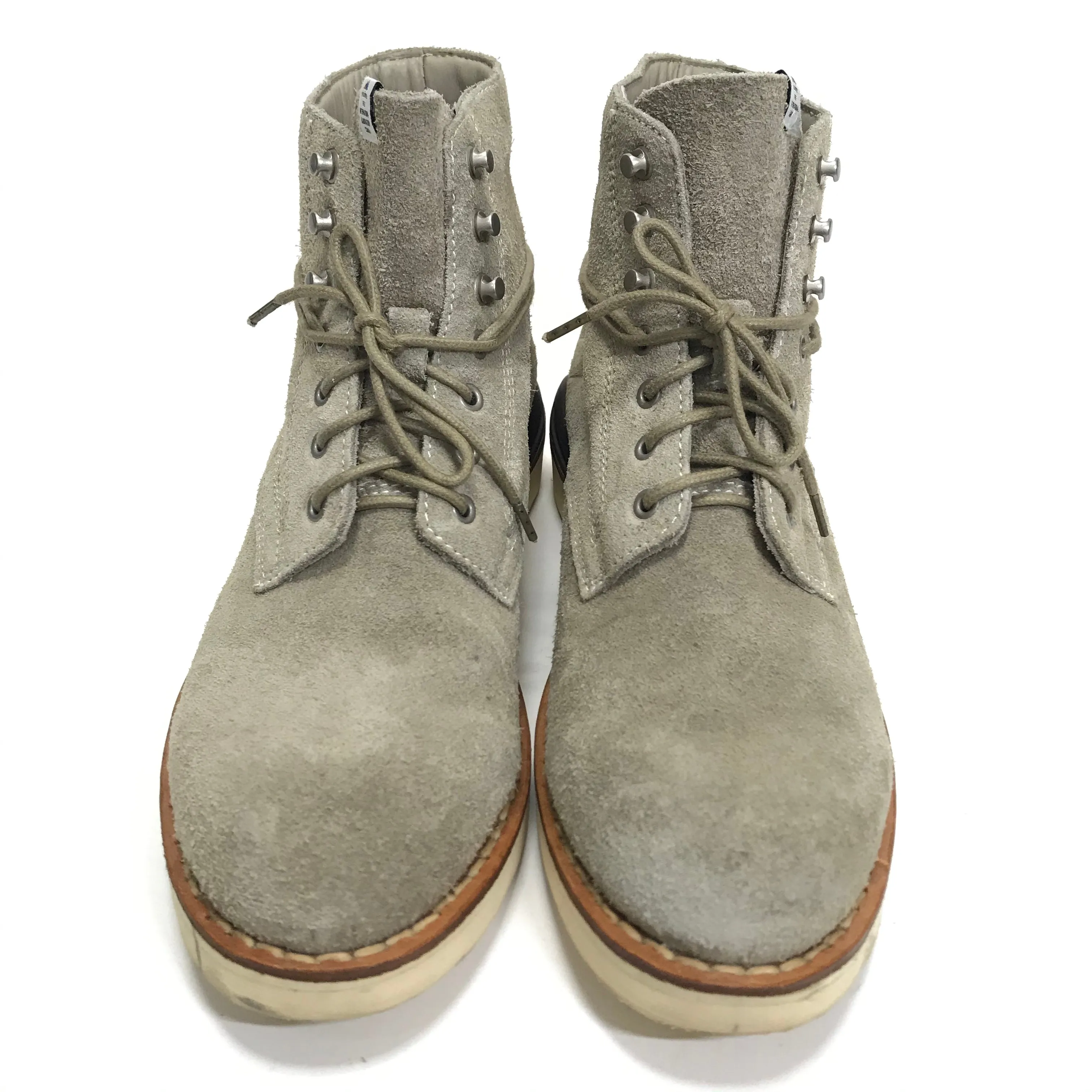 [9] Visvim Virgil Boots Folk Suede Sand