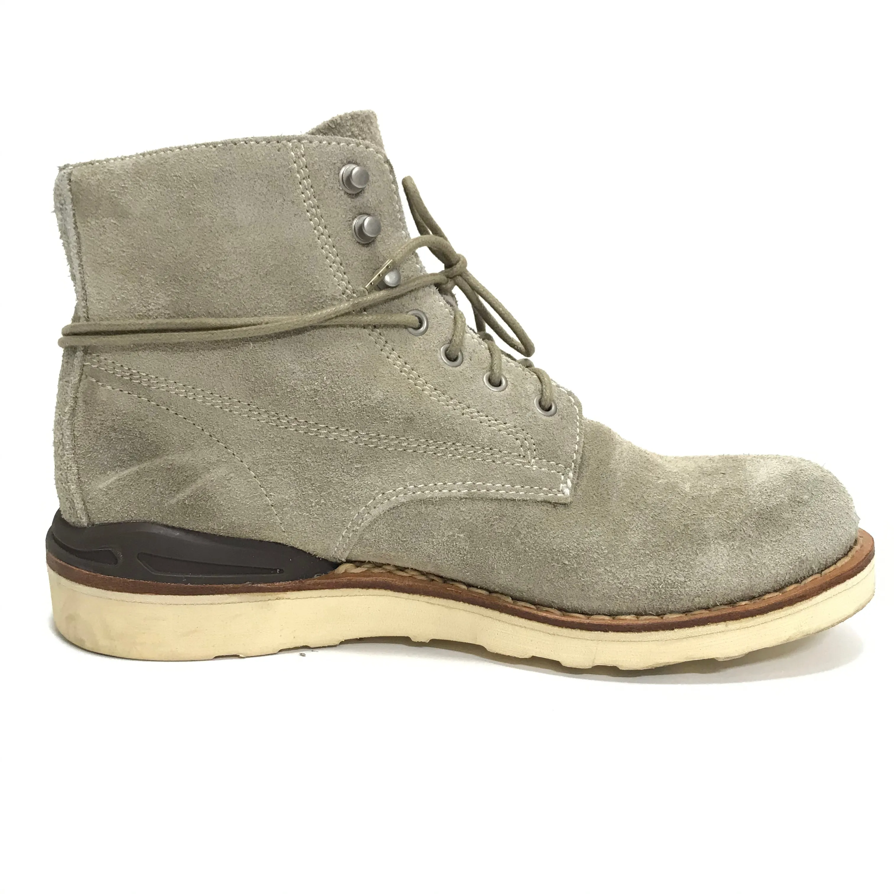 [9] Visvim Virgil Boots Folk Suede Sand