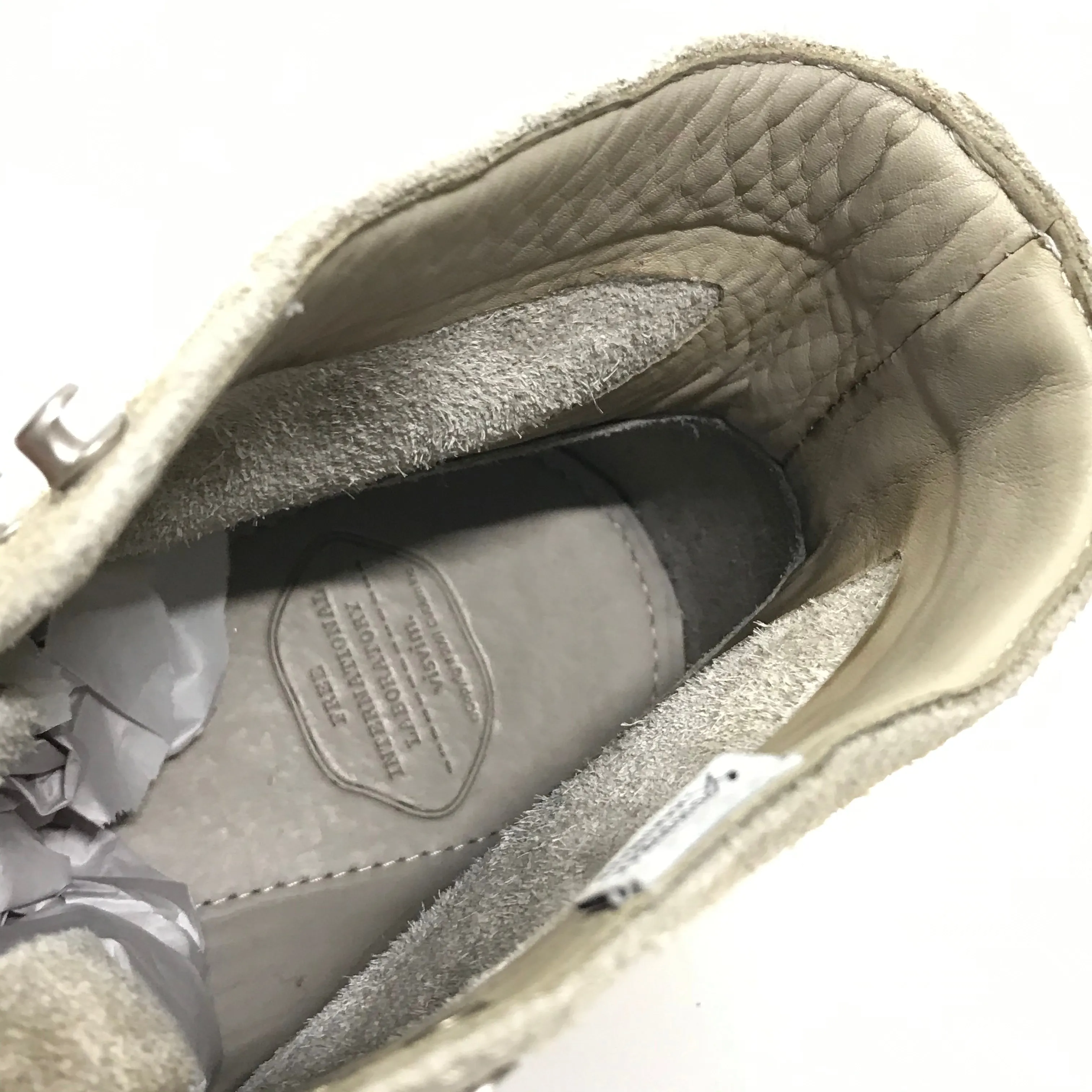 [9] Visvim Virgil Boots Folk Suede Sand