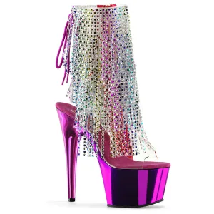 ADORE-1017RSF  Clear-Multi/Fuchsia Chrome