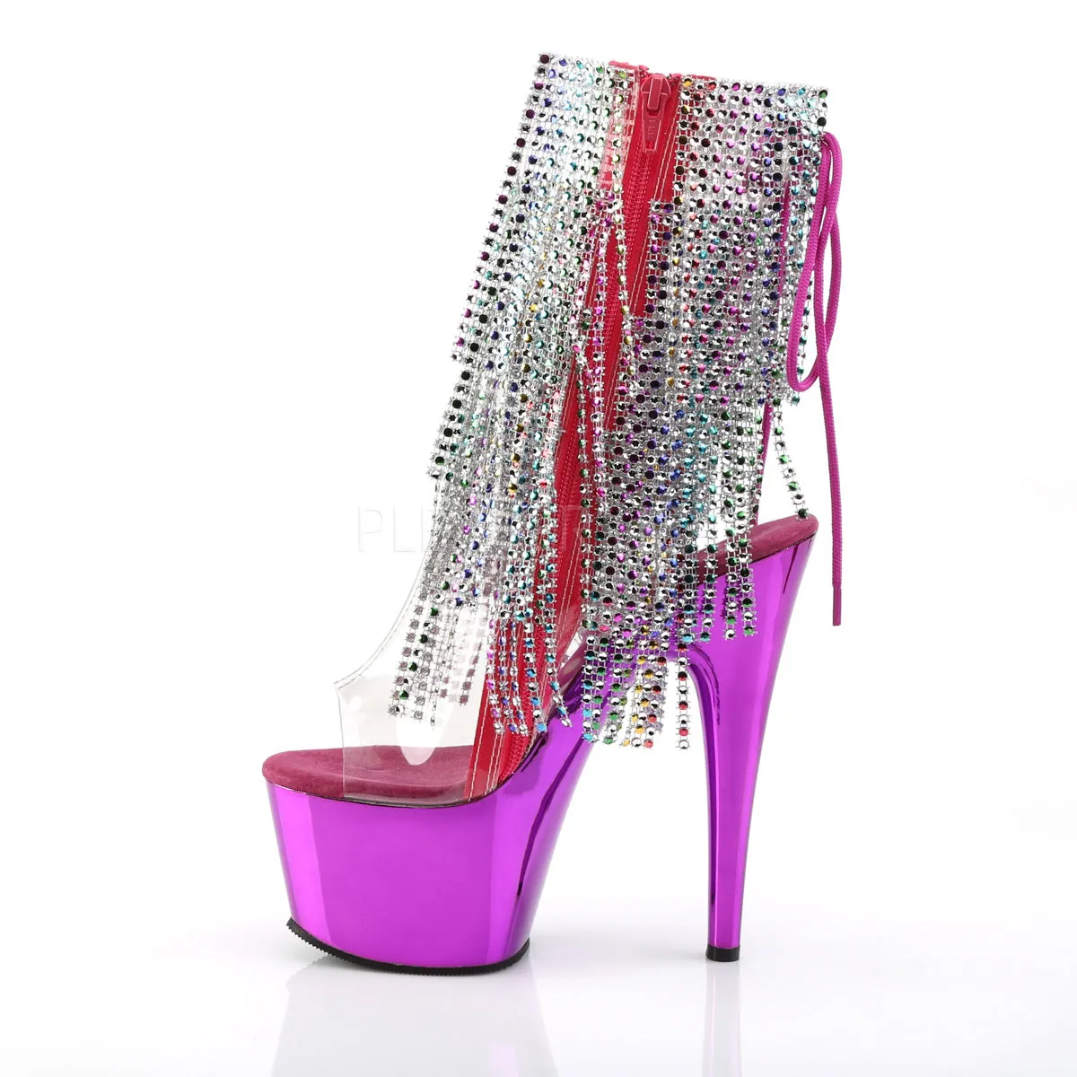 ADORE-1017RSF  Clear-Multi/Fuchsia Chrome