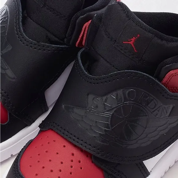 Air Jordan 1 Sky Toddler’s Sneakers “Black/Red” (TD 9c)