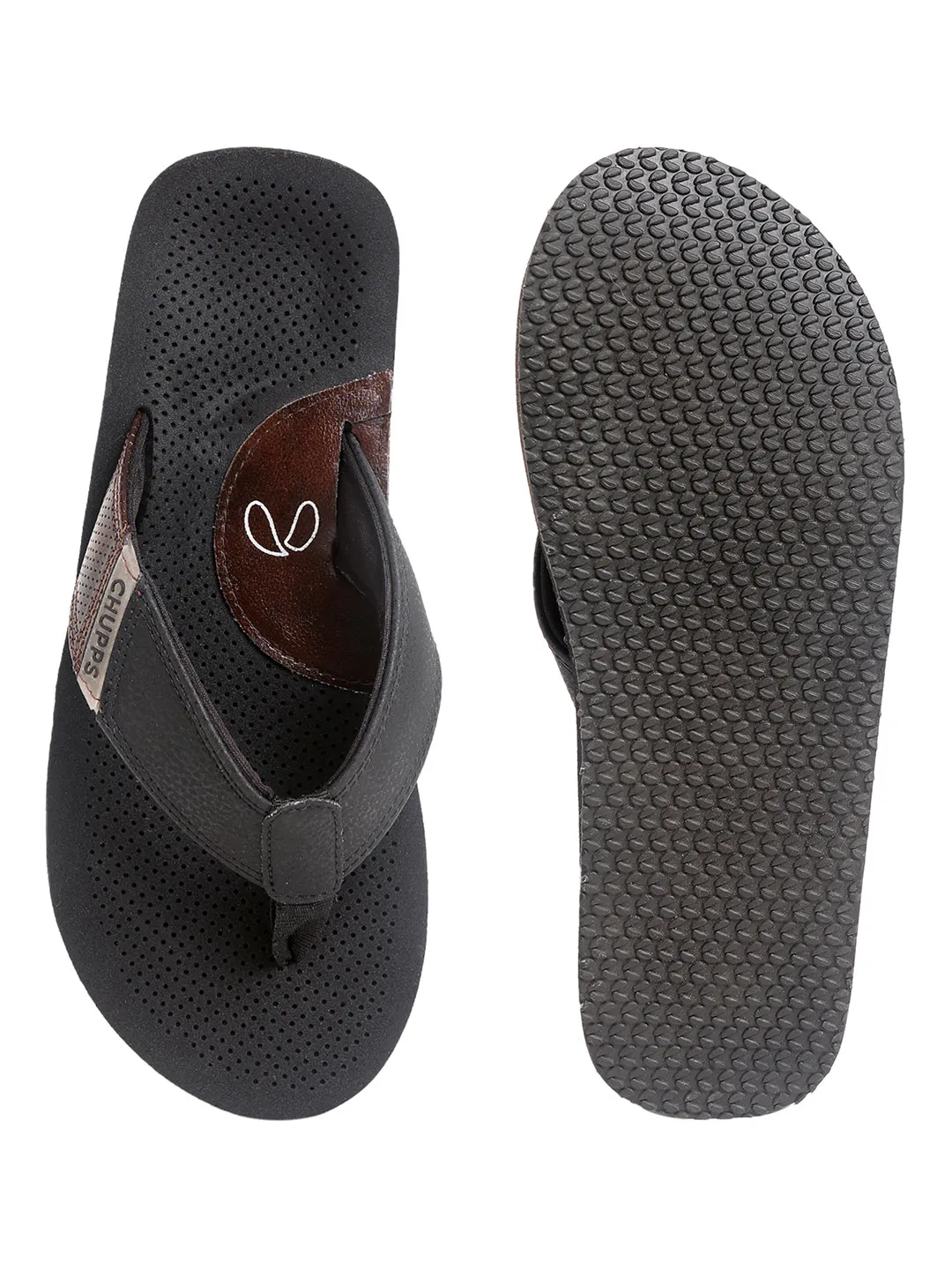 Airflow Black Brown V-Strap