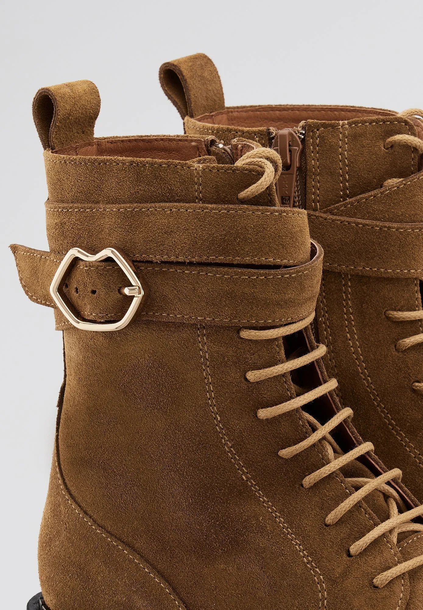 Amy-Cuir Suede Camel