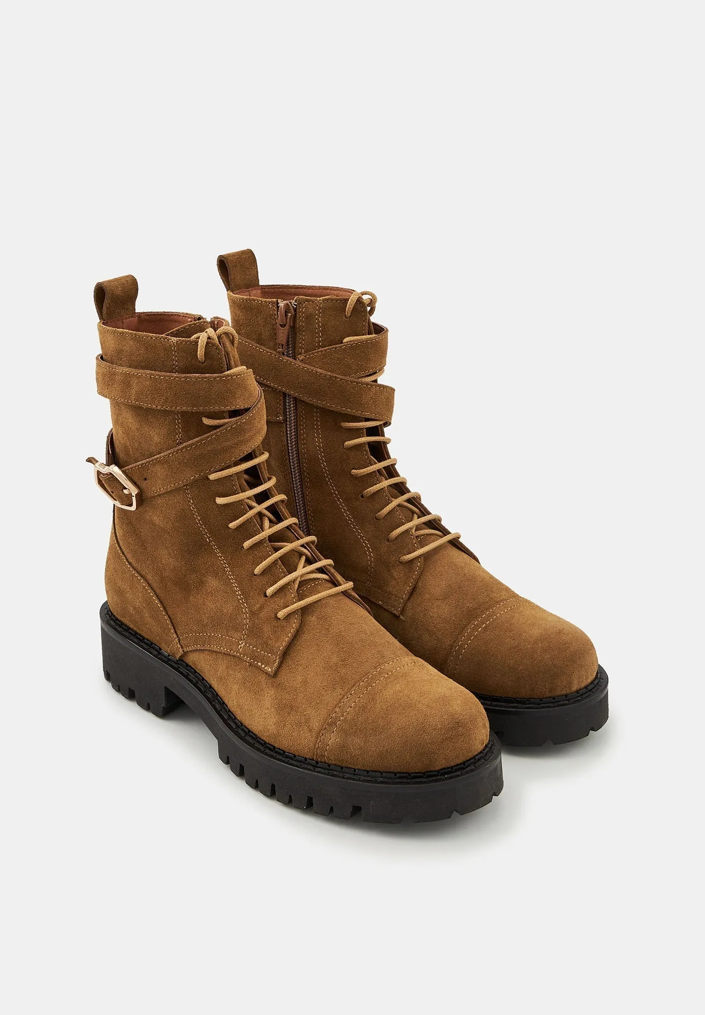 Amy-Cuir Suede Camel