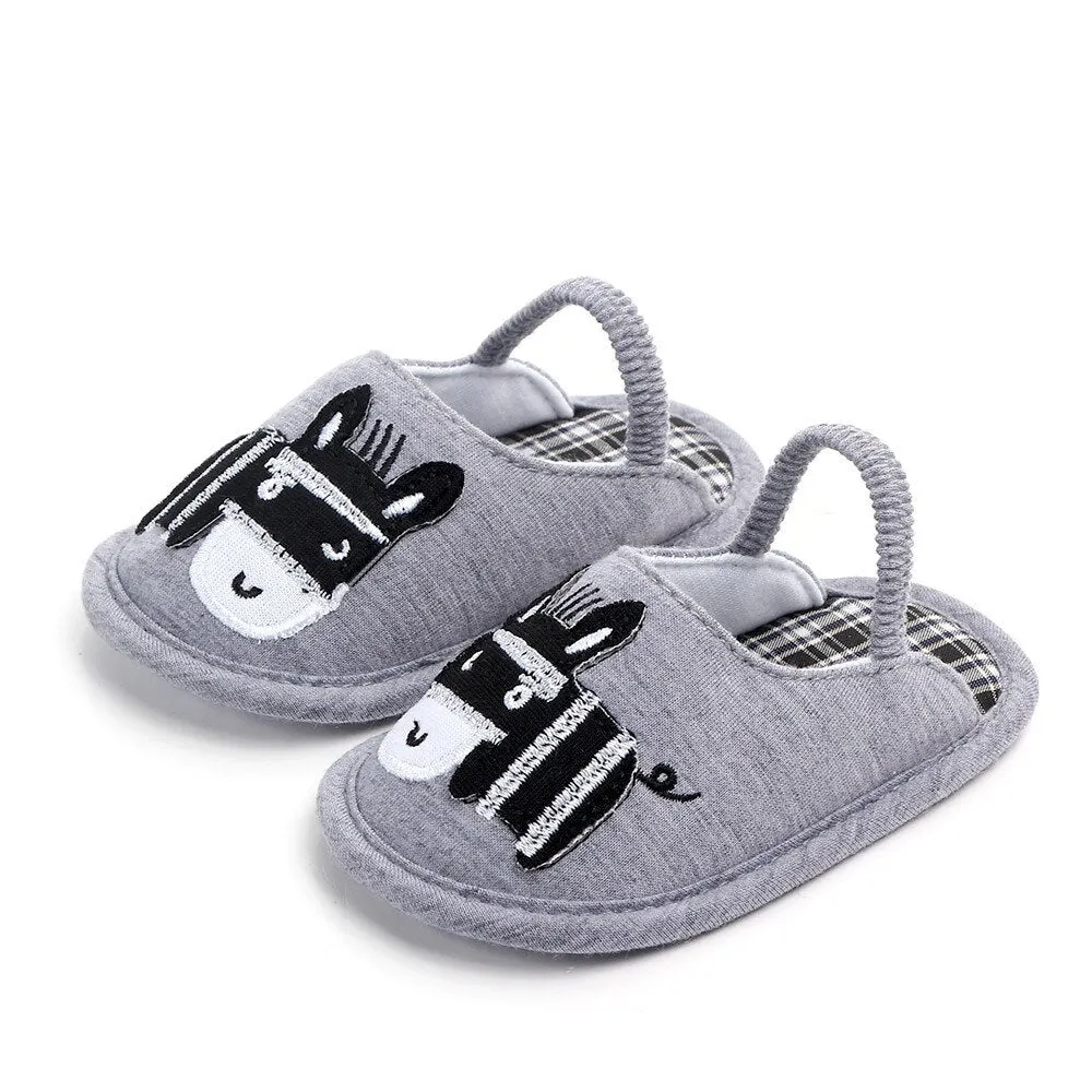 Animals Embroidered Slippers