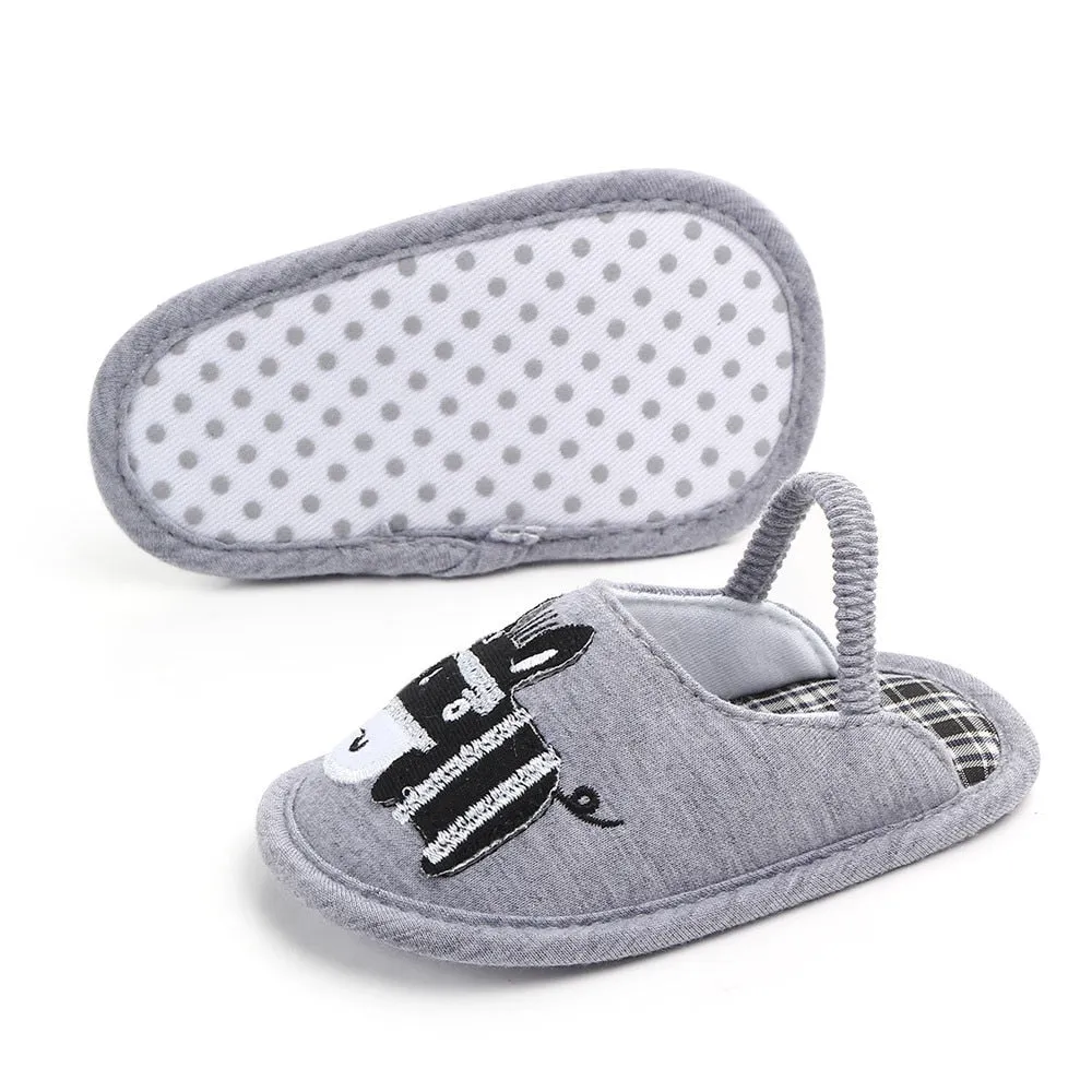 Animals Embroidered Slippers