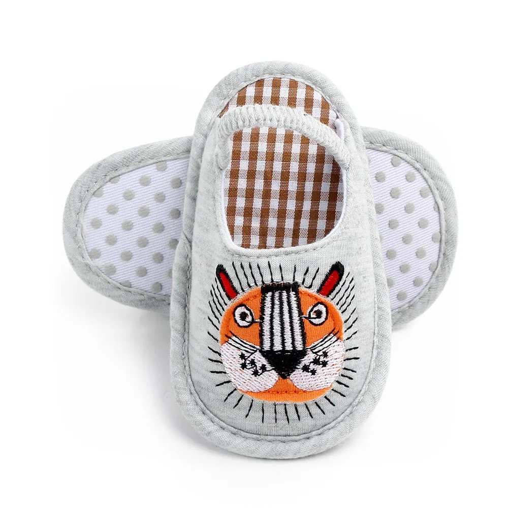 Animals Embroidered Slippers