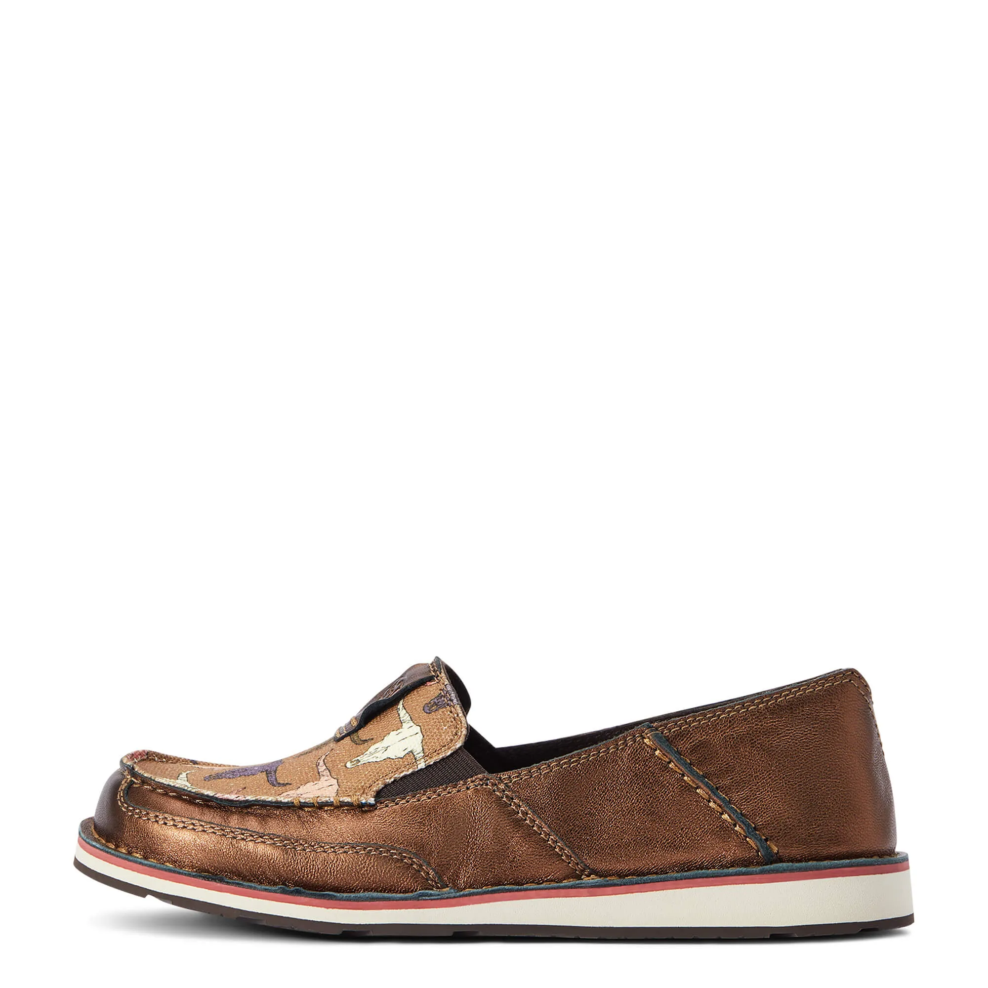 Ariat Women's Pink Steer Head Cruiser
