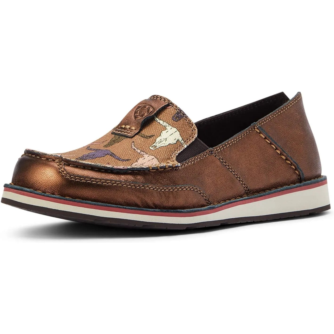 Ariat Women's Pink Steer Head Cruiser