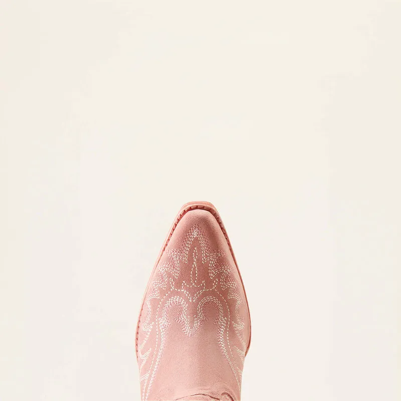 Ariat® Women's "Chandler" Western Boots - Carnation Pink Suede