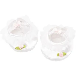 Be My Bear 16800 White Slippers For Doll 40cm