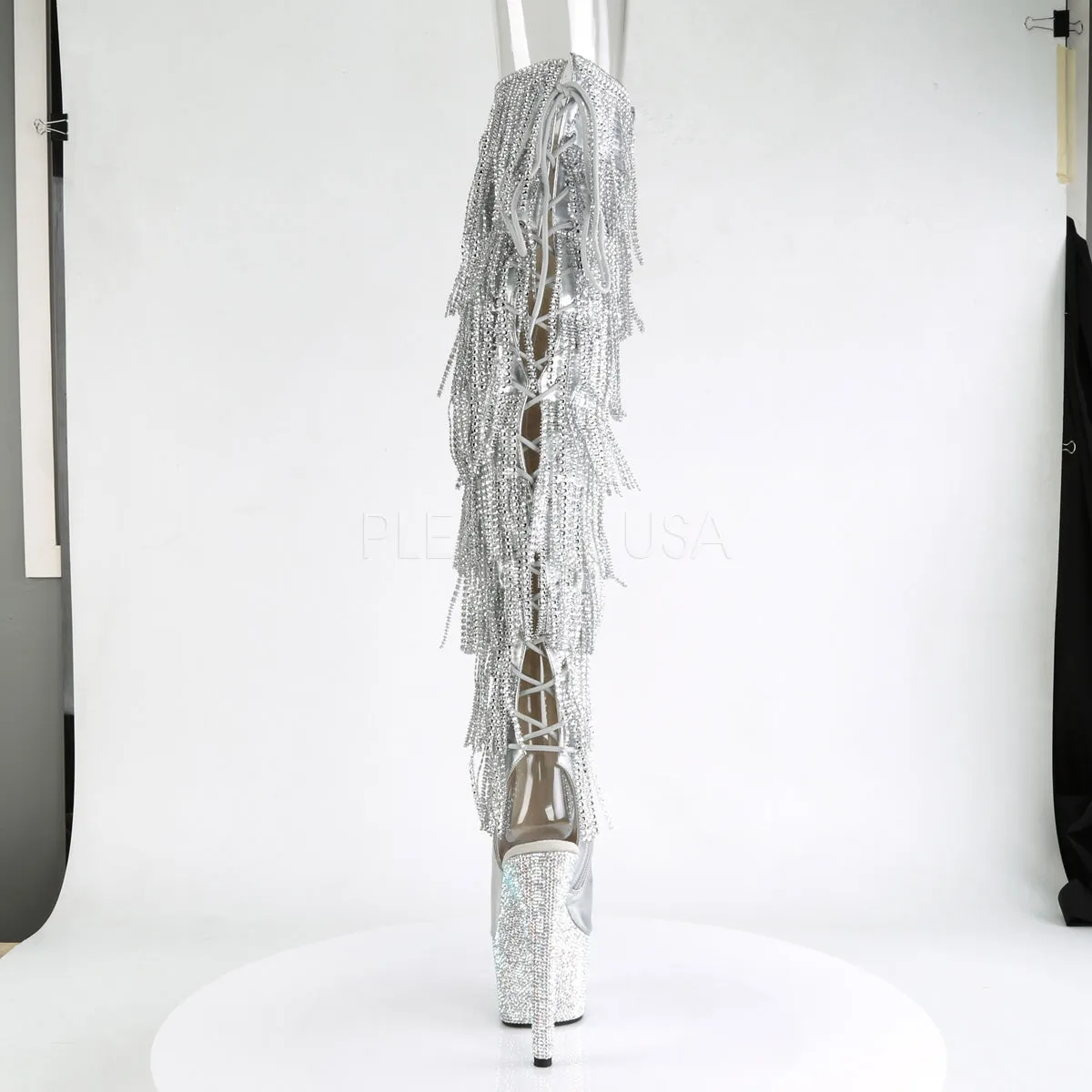 BEJEWELED-3019RSF-7  Silver Metallic Pu-Silver/Silver Multi RS