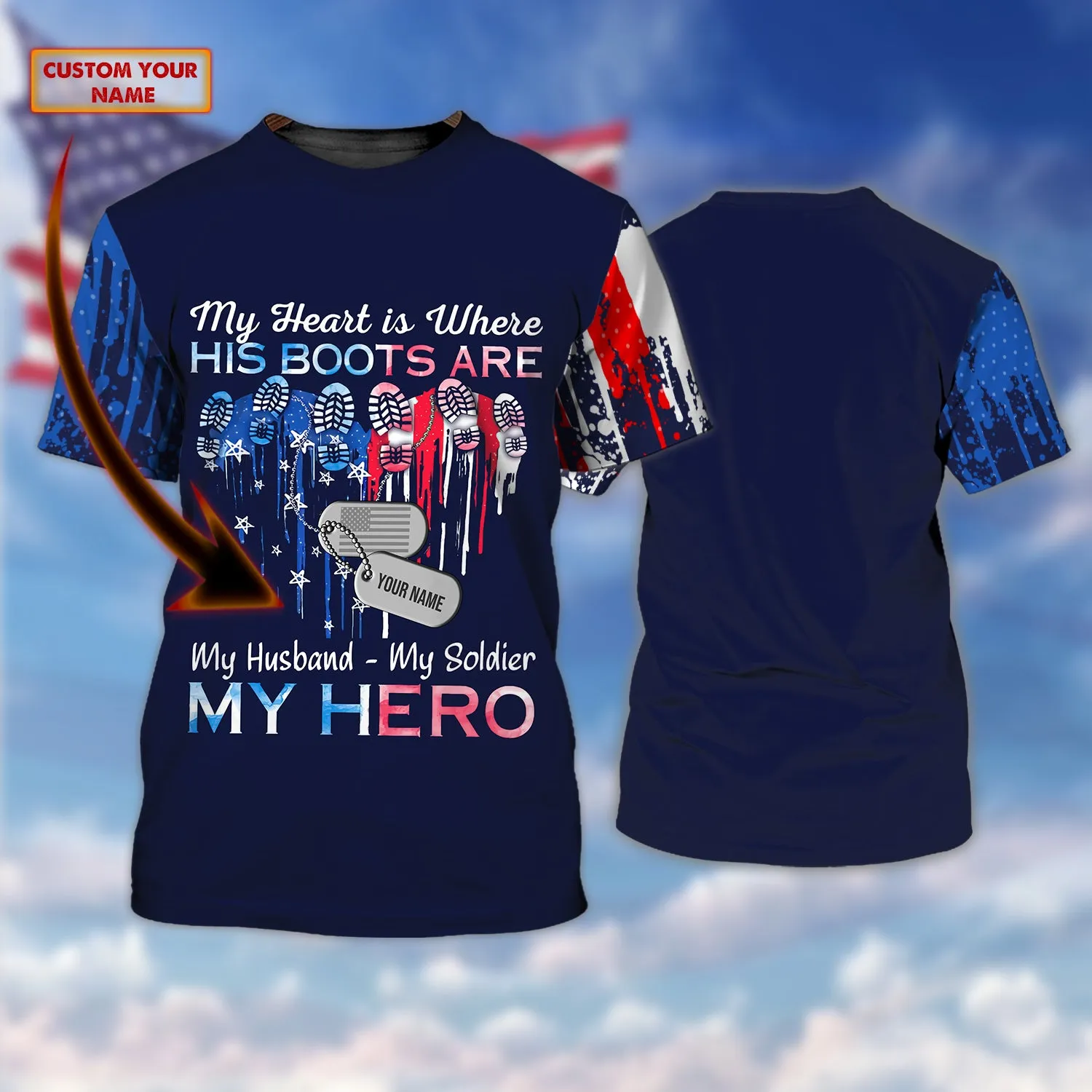 Boots  - Personalized Name 3D T Shirt - Co98