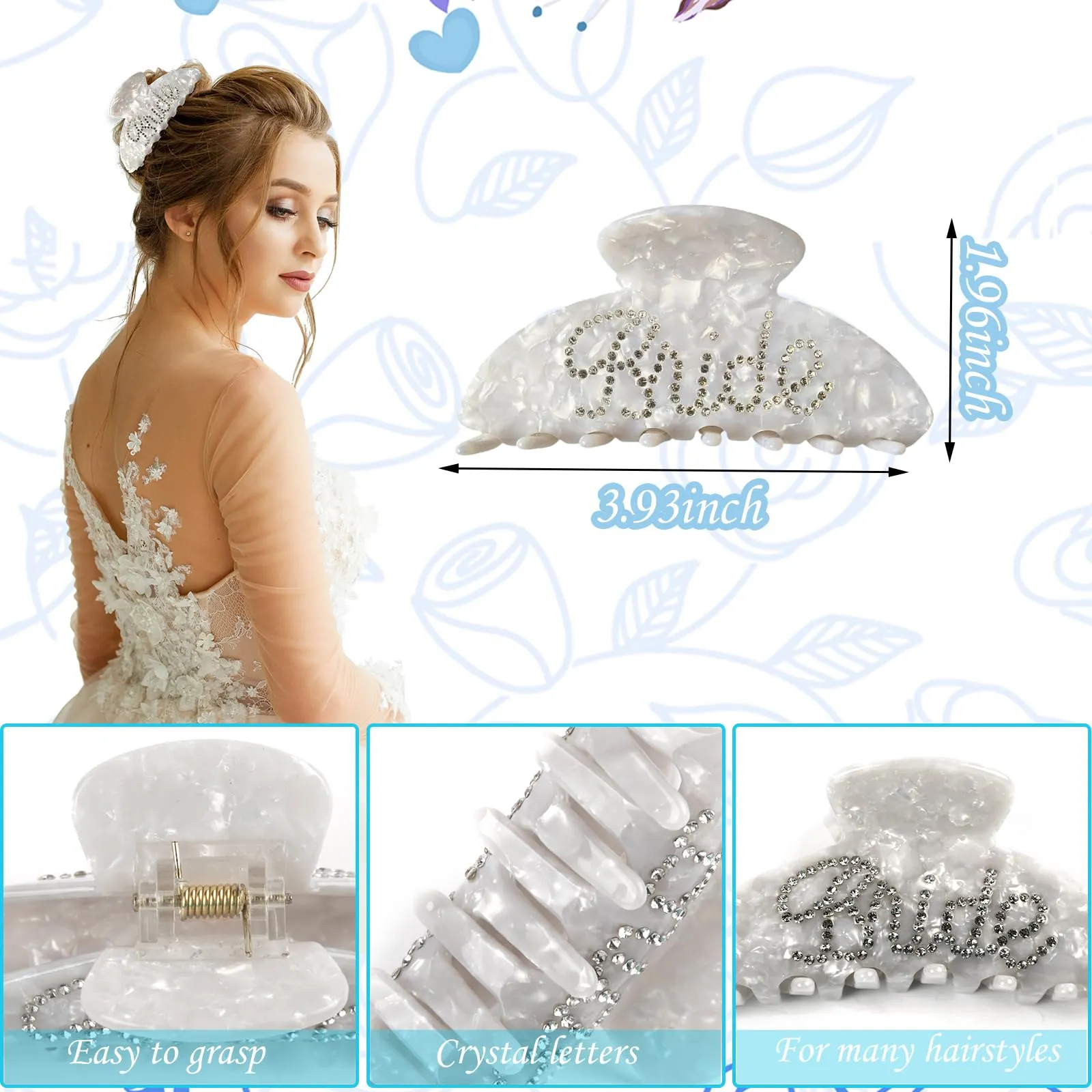 Bride to Be Gift Set, Bride Slippers, I Do Slippers, Bride Robe, Bride Hair Claw Bride Hair Clip, Bridal Wedding Robe, Wedding Gift, Bridal Gift, Bridal Shower Gifts