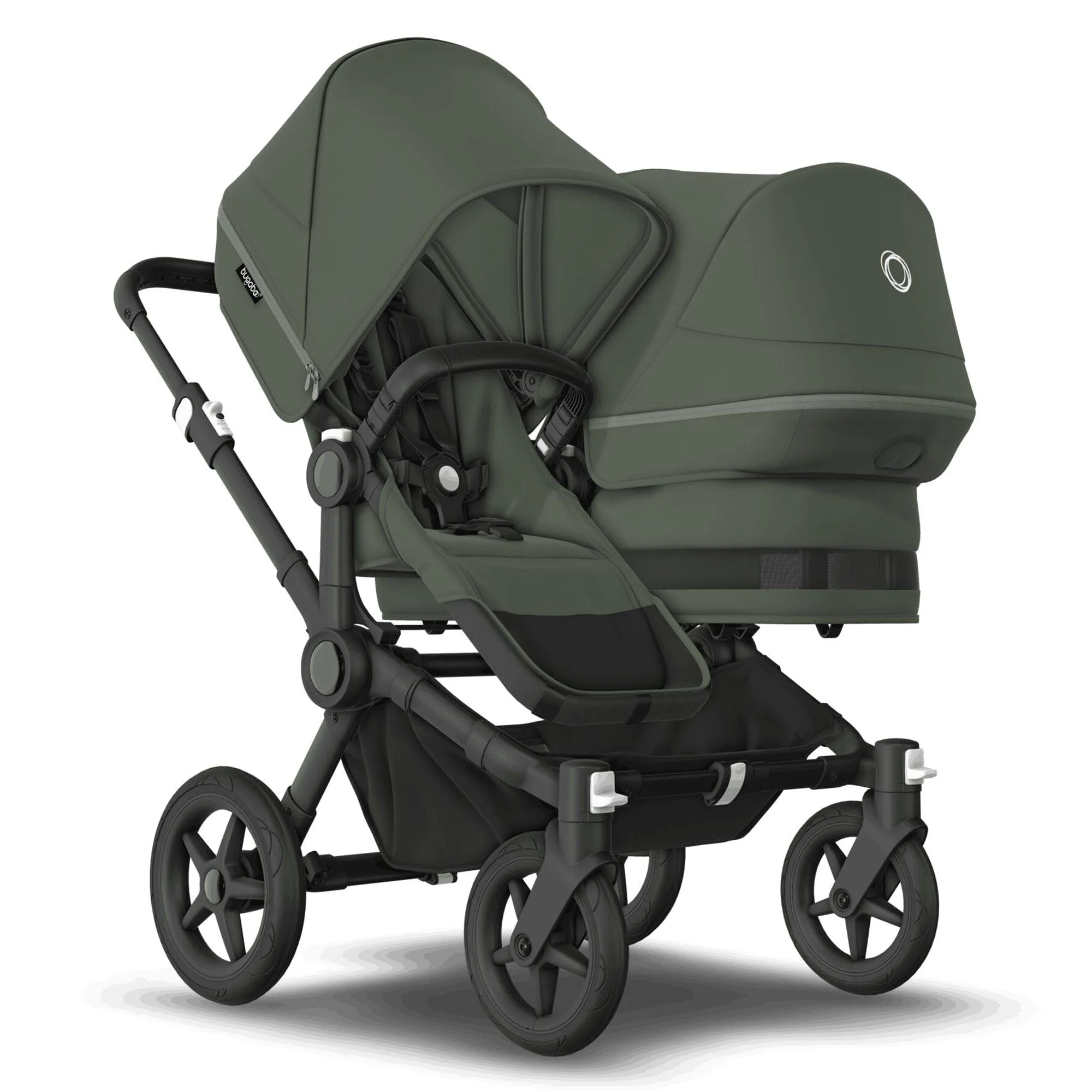 Bugaboo Donkey 5 Duo Complete Pushchair in Black/Forest Green
