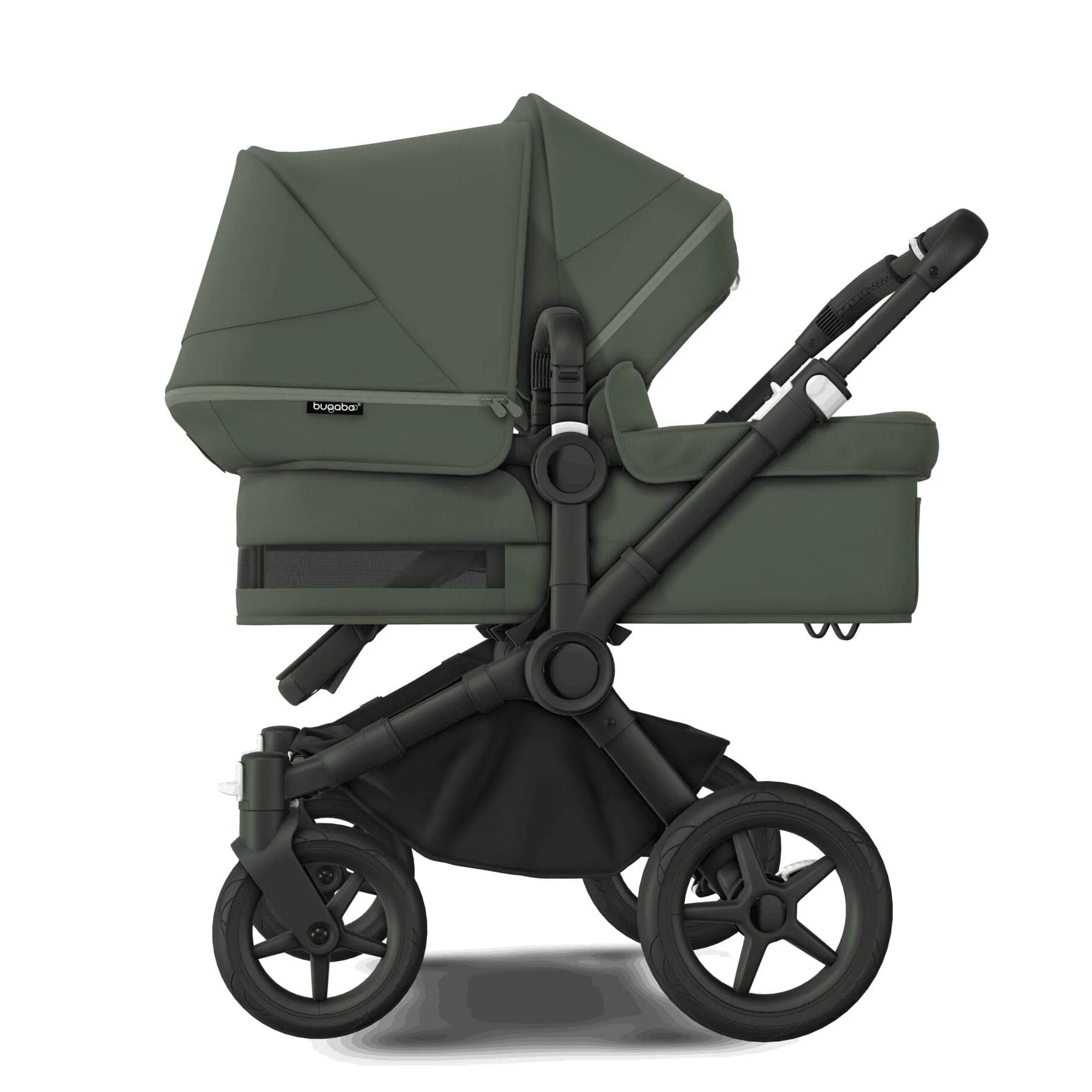 Bugaboo Donkey 5 Duo Complete Pushchair in Black/Forest Green