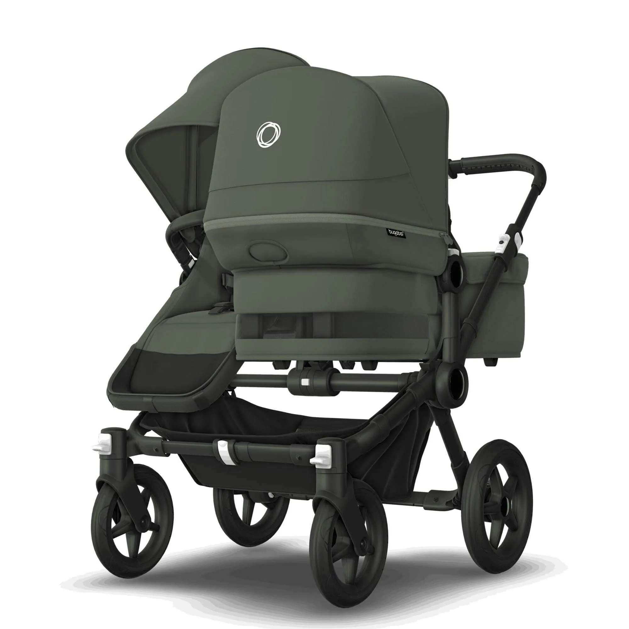 Bugaboo Donkey 5 Duo Complete Pushchair in Black/Forest Green