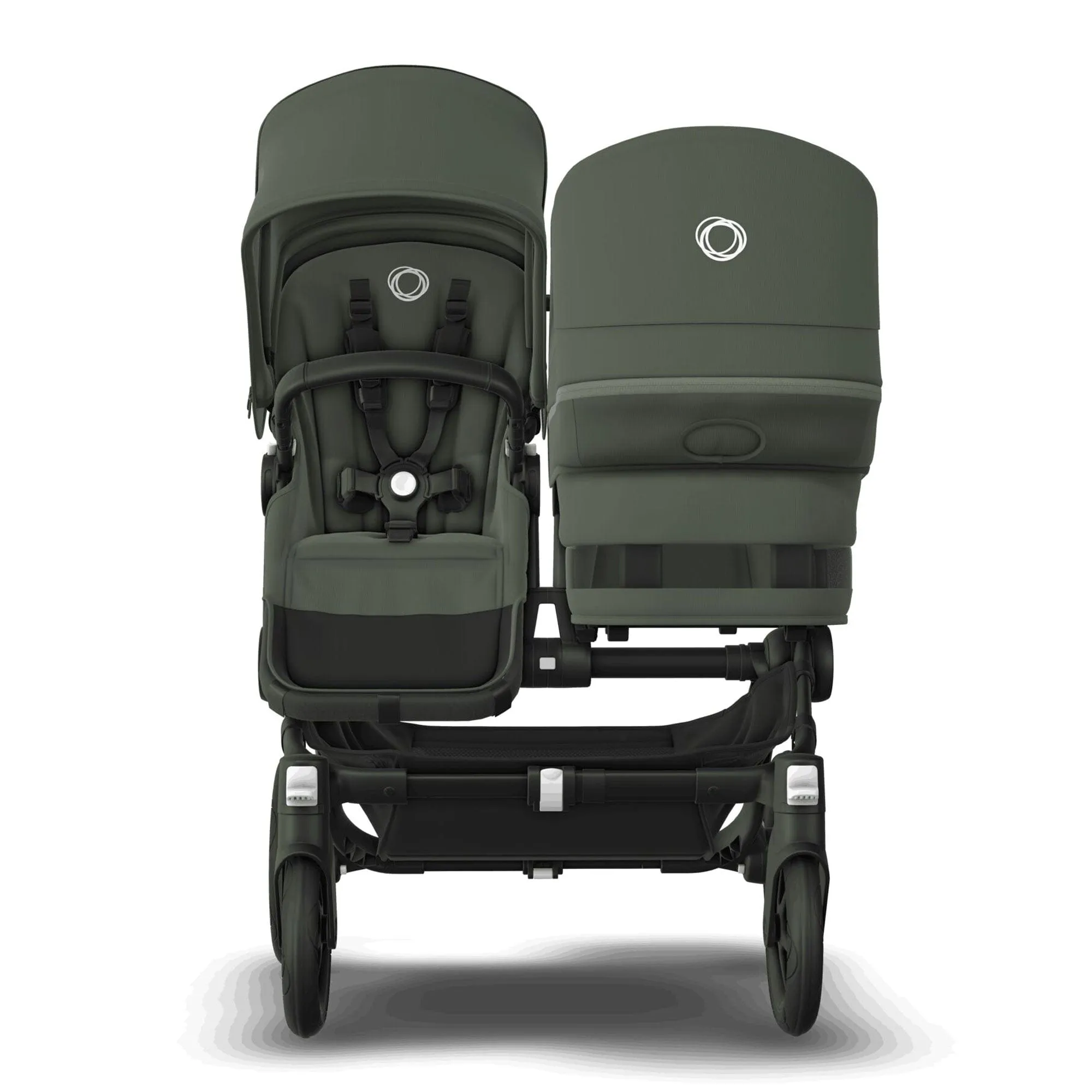 Bugaboo Donkey 5 Duo Complete Pushchair in Black/Forest Green