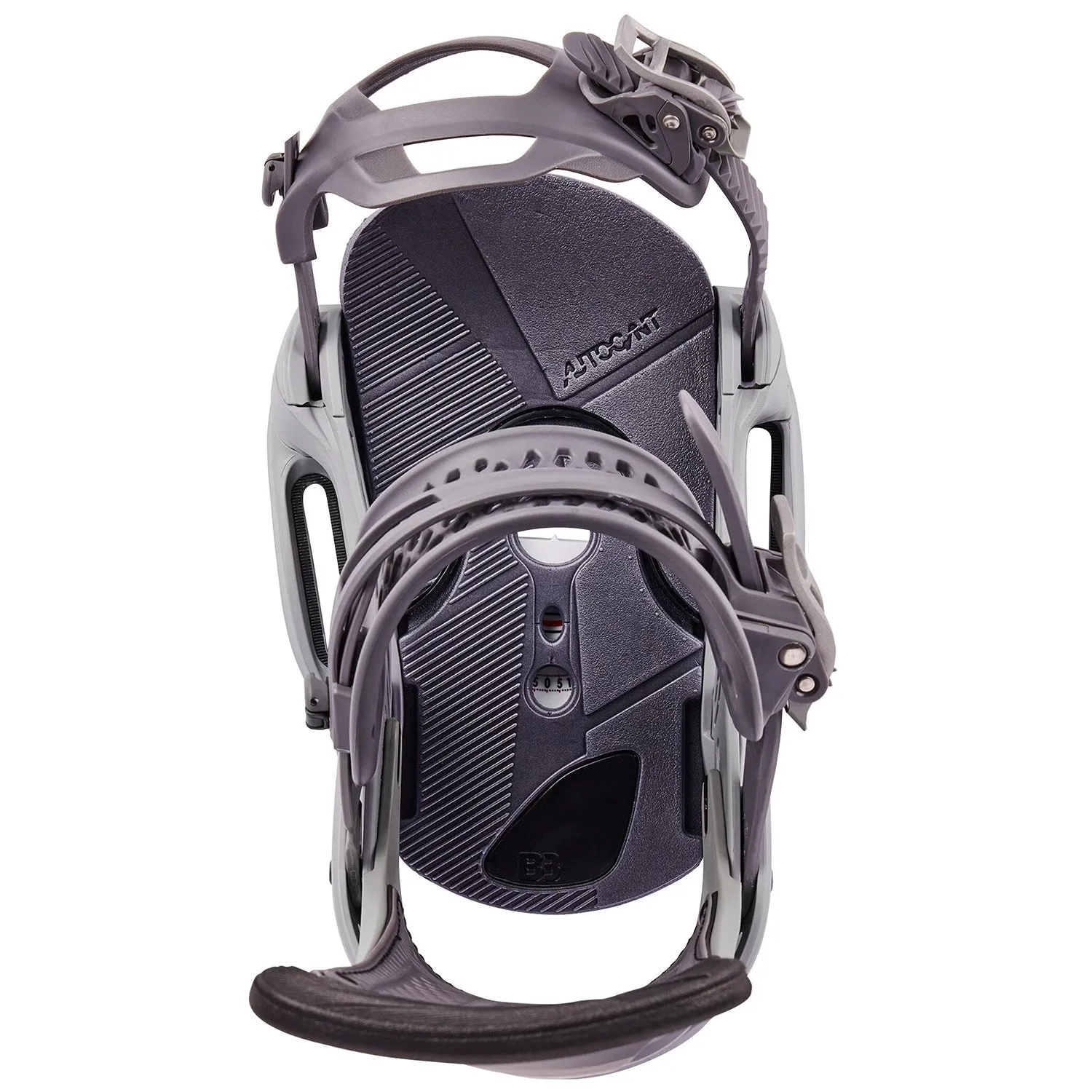 Burton Malavita EST Mens Snowboard Bindings Grey Fade
