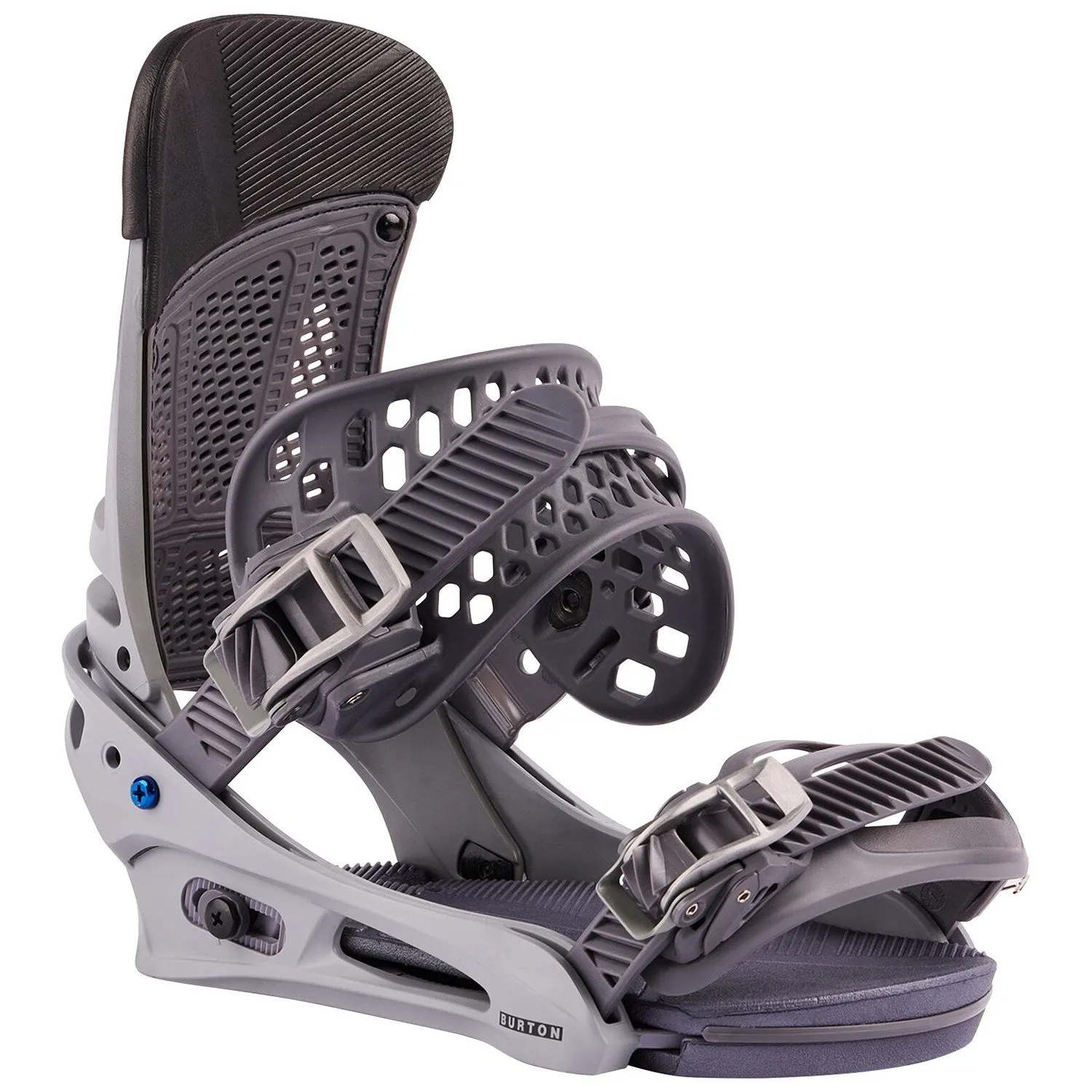 Burton Malavita Mens Snowboard Bindings Grey Fade