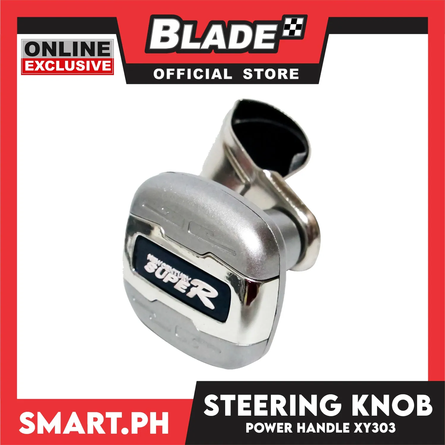 CB Steering Knob Power Handle Type R XY-303 (Silver)