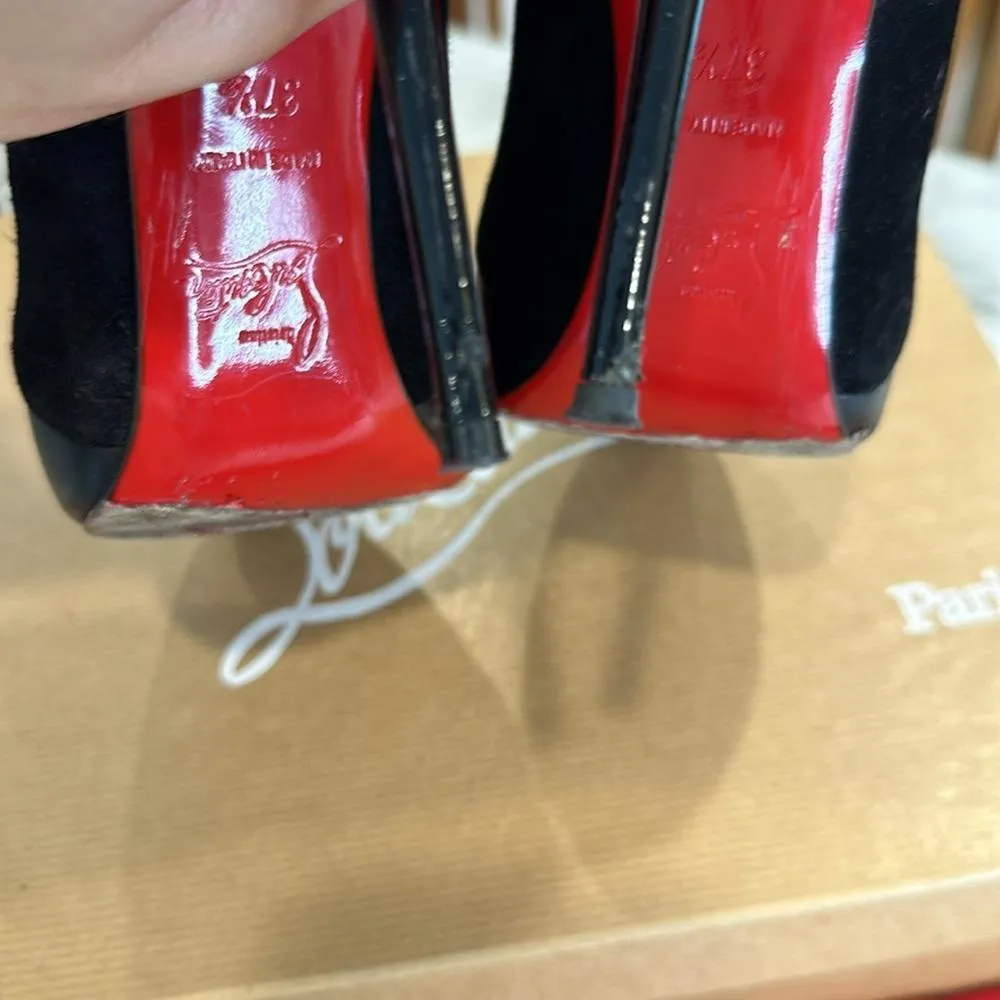 Christian Louboutin booties w/ box and dust bag