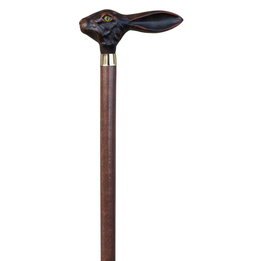 Classic Canes - Brown Hare Walking Stick Cane
