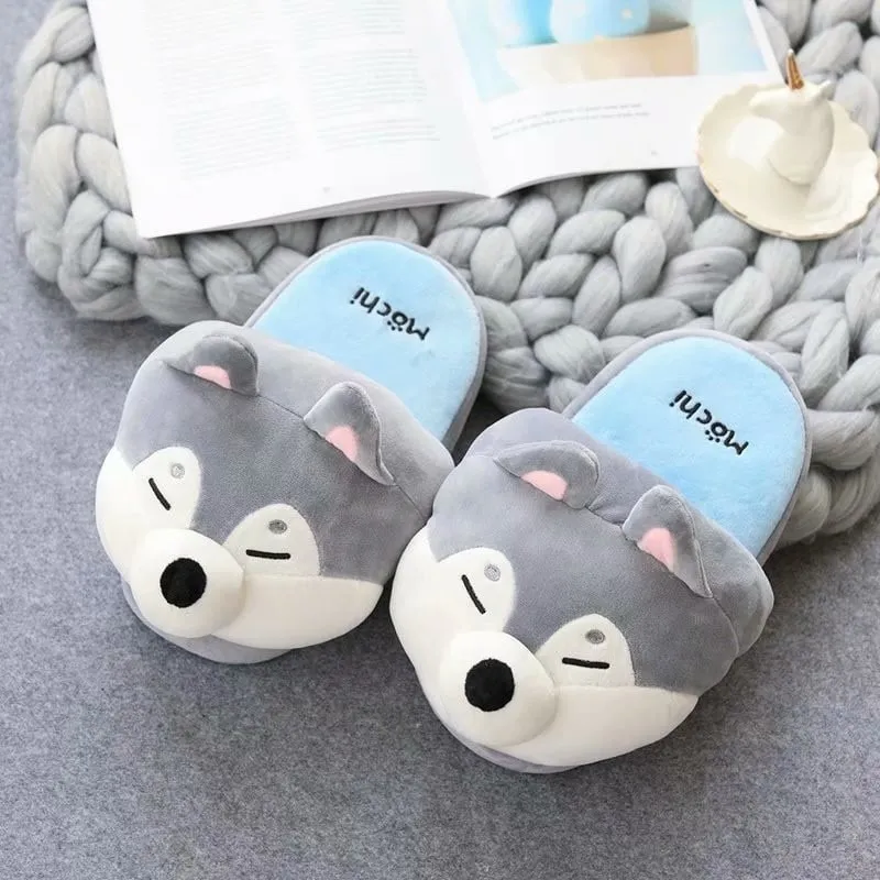 Cute Shiba Akita Inu Slippers