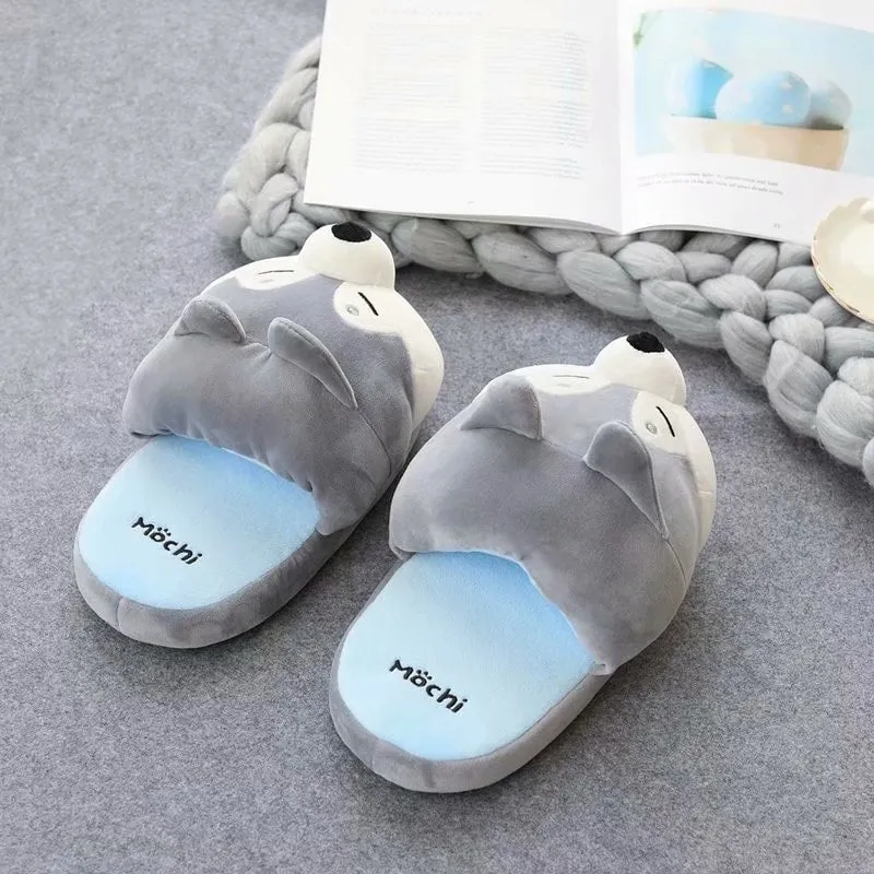 Cute Shiba Akita Inu Slippers