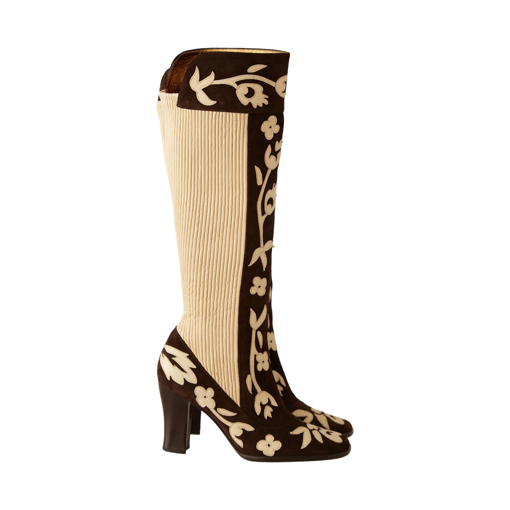 Dolce & Gabbana Brown Suede Boots