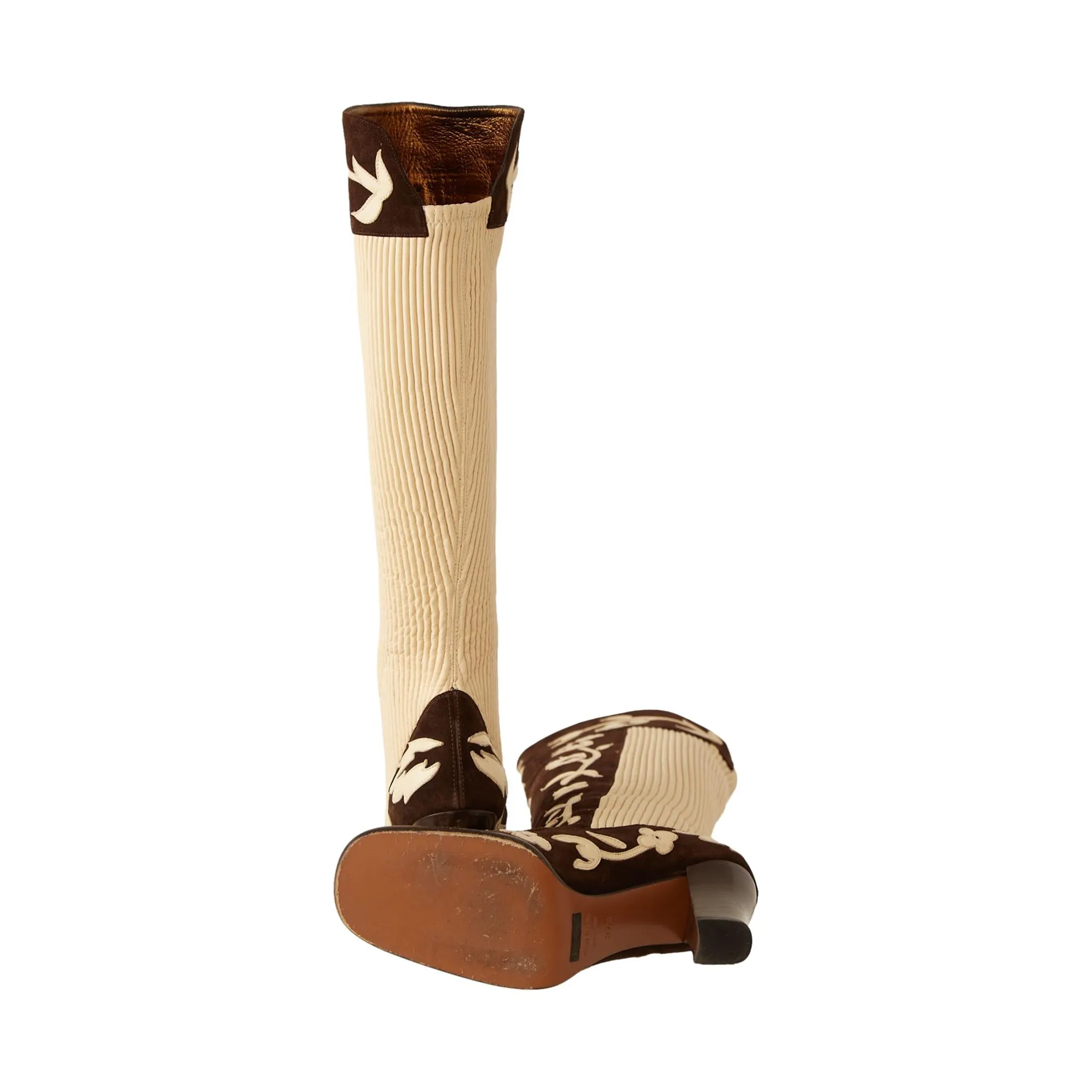 Dolce & Gabbana Brown Suede Boots