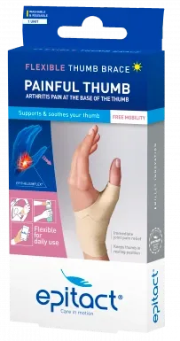EPITACT Flexible thumb brace joustava peukalotuki päiväkäyttöön oikea käsi, koko S