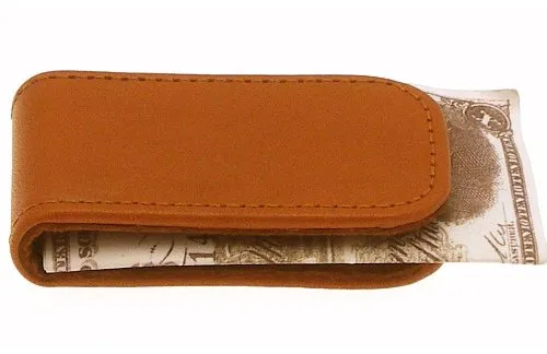 Ettinger Mens Magnetic Cash Clip - Tan