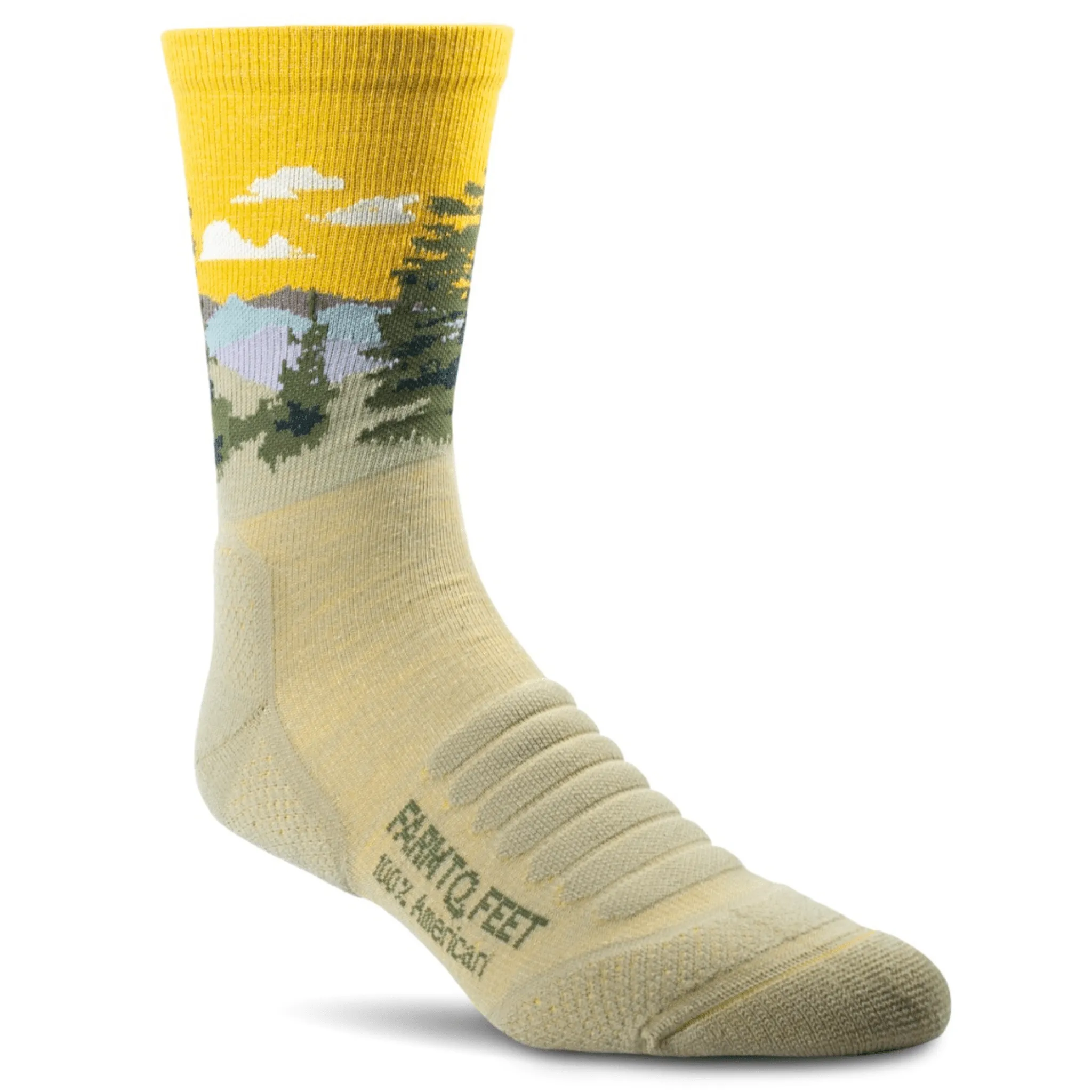Farm to Feet Cascade Locks Light Targeted Cushion 3/4 Crew Hiking Socks