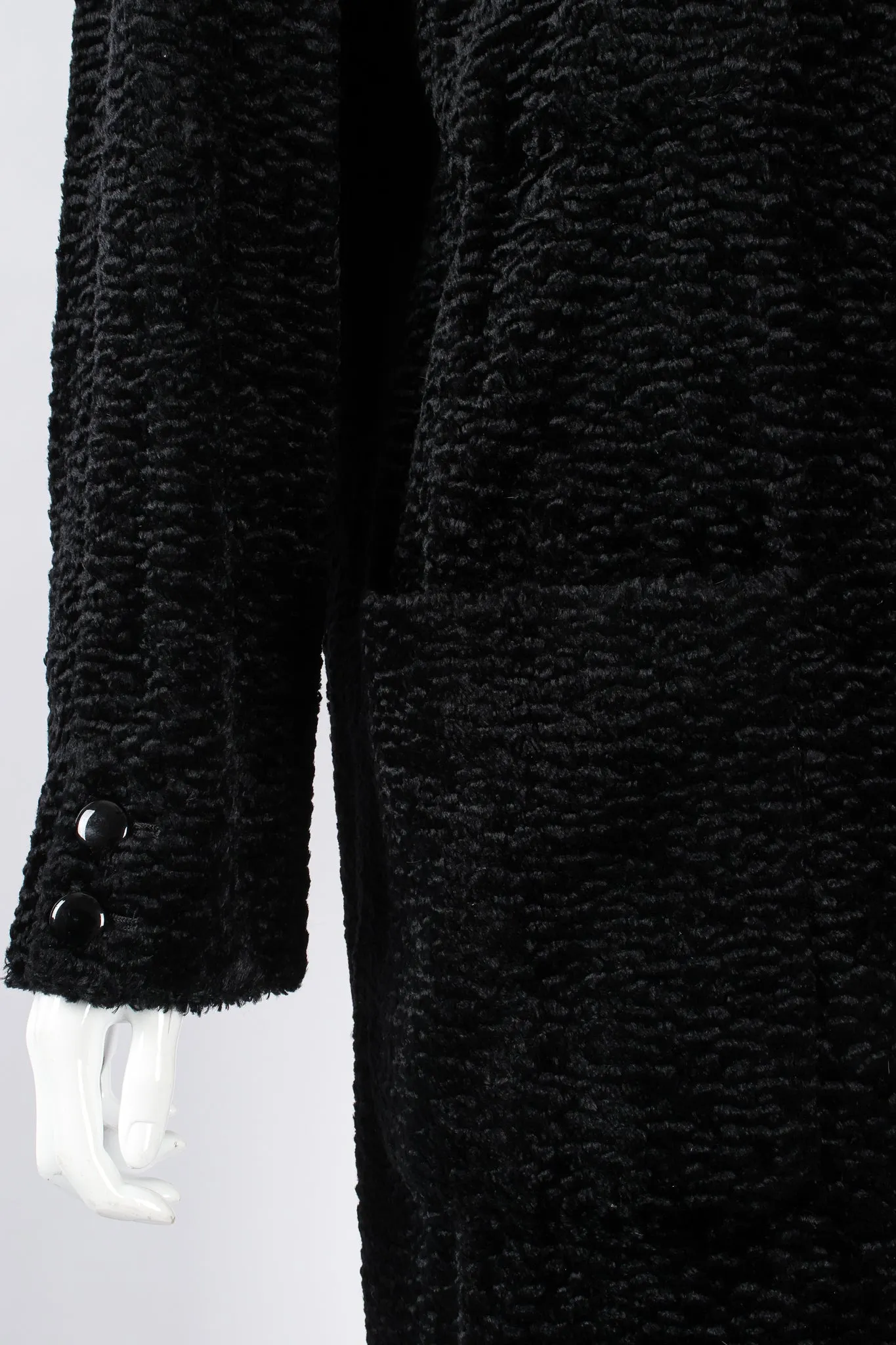 Faux Curly Lamb Coat