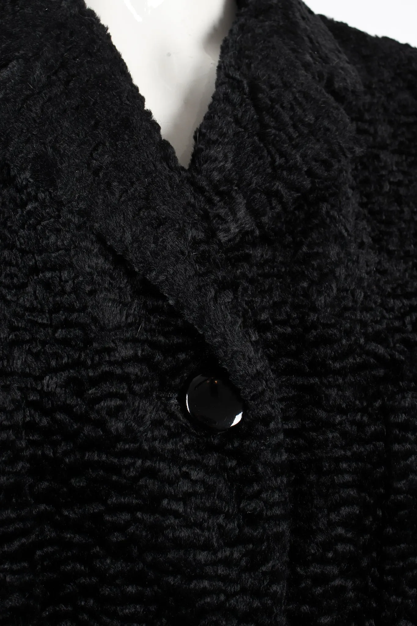 Faux Curly Lamb Coat