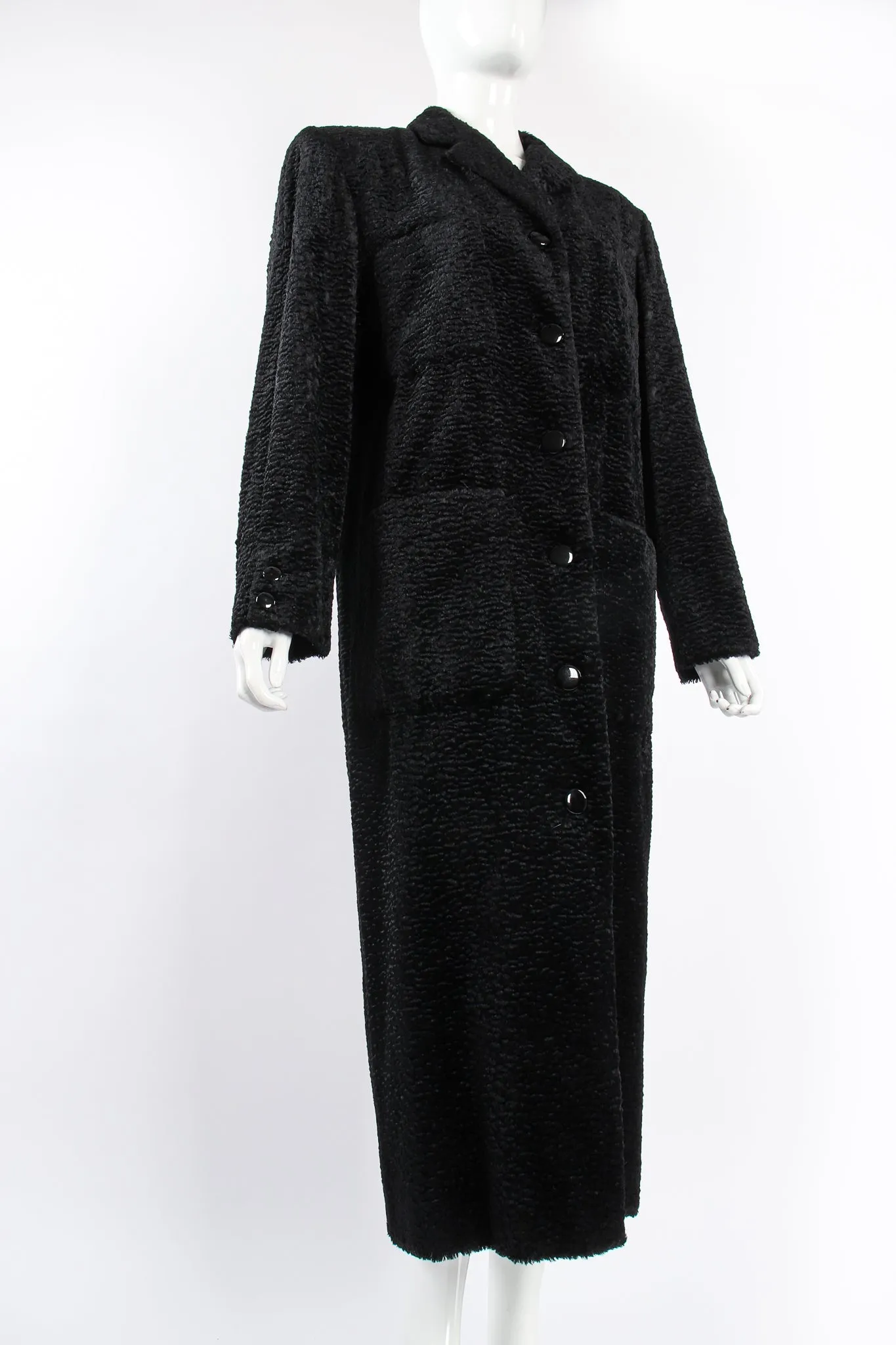 Faux Curly Lamb Coat