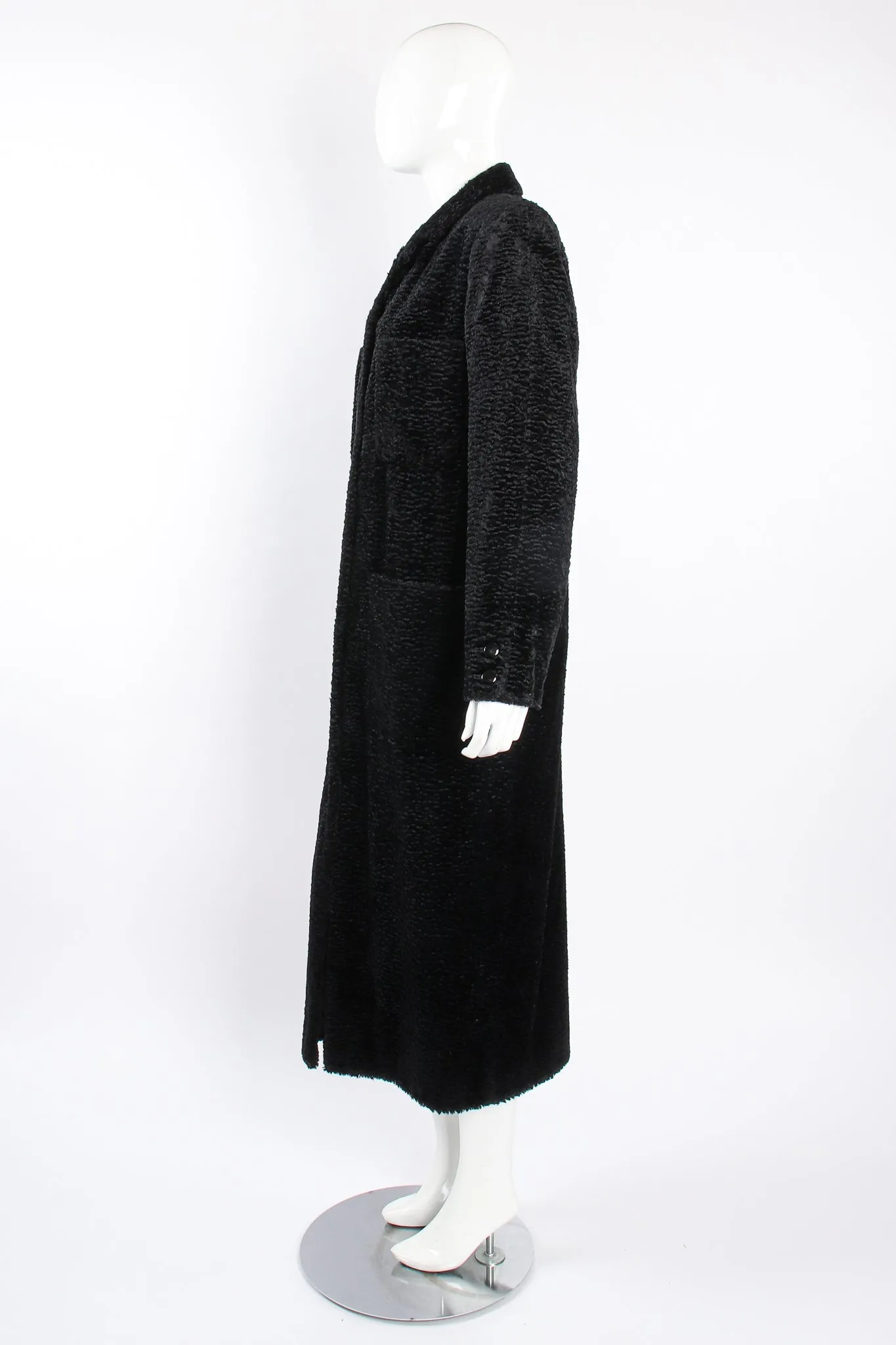 Faux Curly Lamb Coat